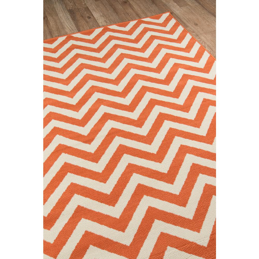 Contemporary Rectangle Area Rug, Orange, 8'6" X 13'. Picture 2