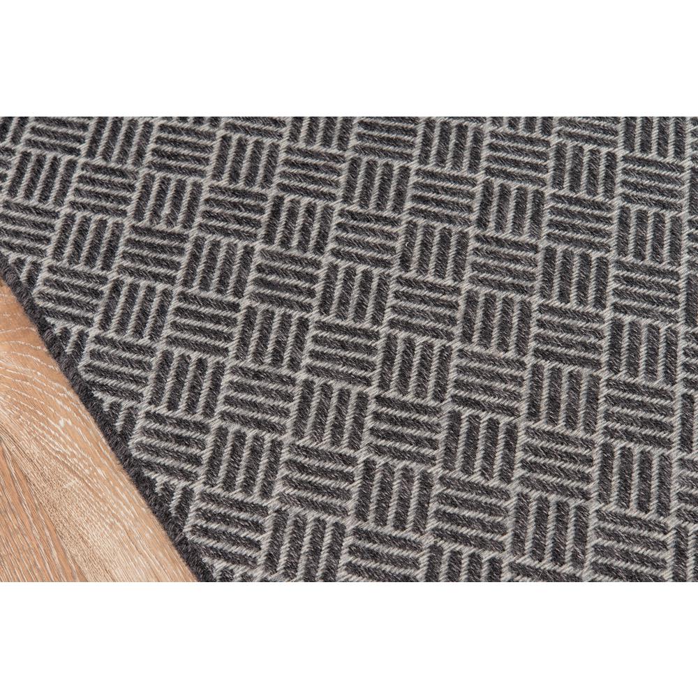 Contemporary Rectangle Area Rug, Charcoal, 7'10" X 10'10". Picture 3