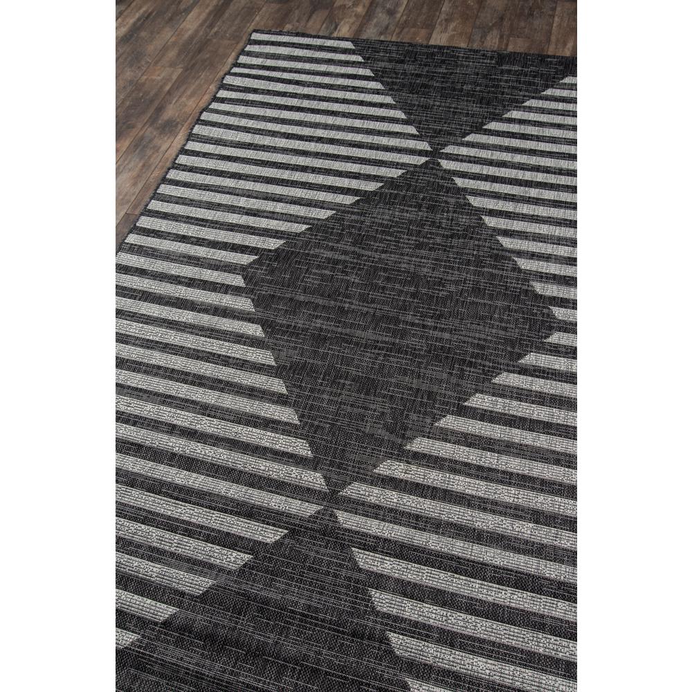 Contemporary Rectangle Area Rug, Charcoal, 9'3" X 12'6". Picture 2