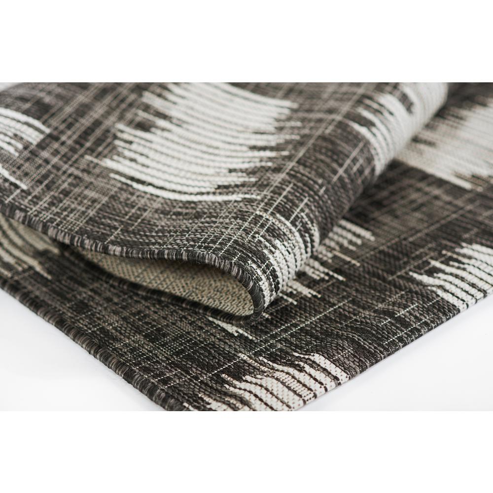 Transitional Rectangle Area Rug, Charcoal, 6'7" X 9'6". Picture 7