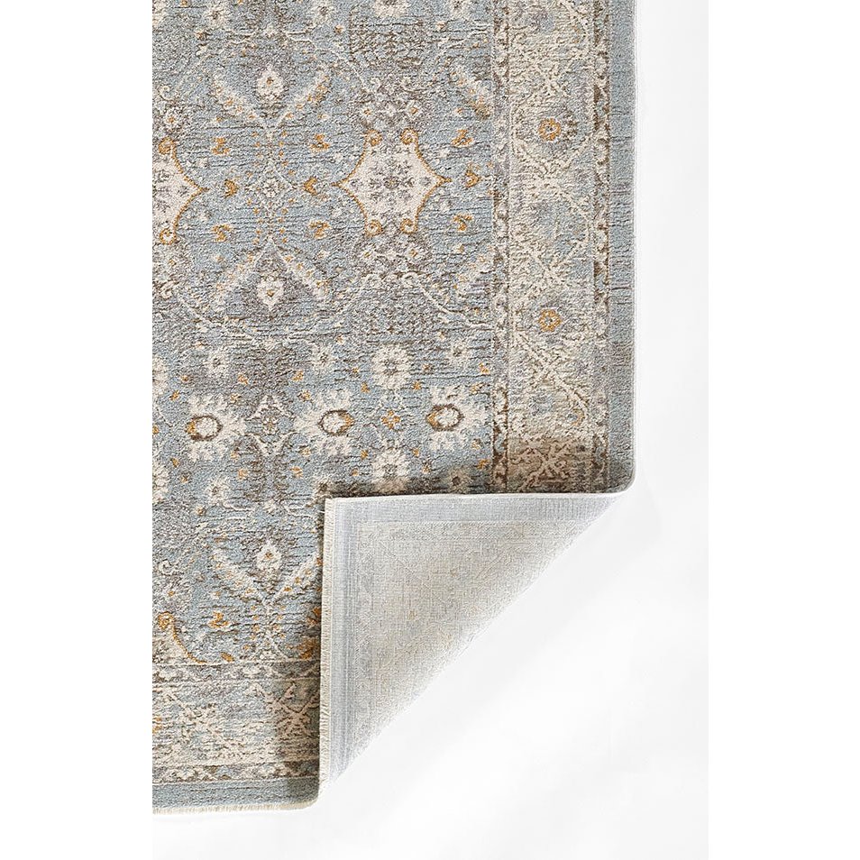 Traditional Rectangle Area Rug, Blue, 5'3" X 7'9". Picture 2