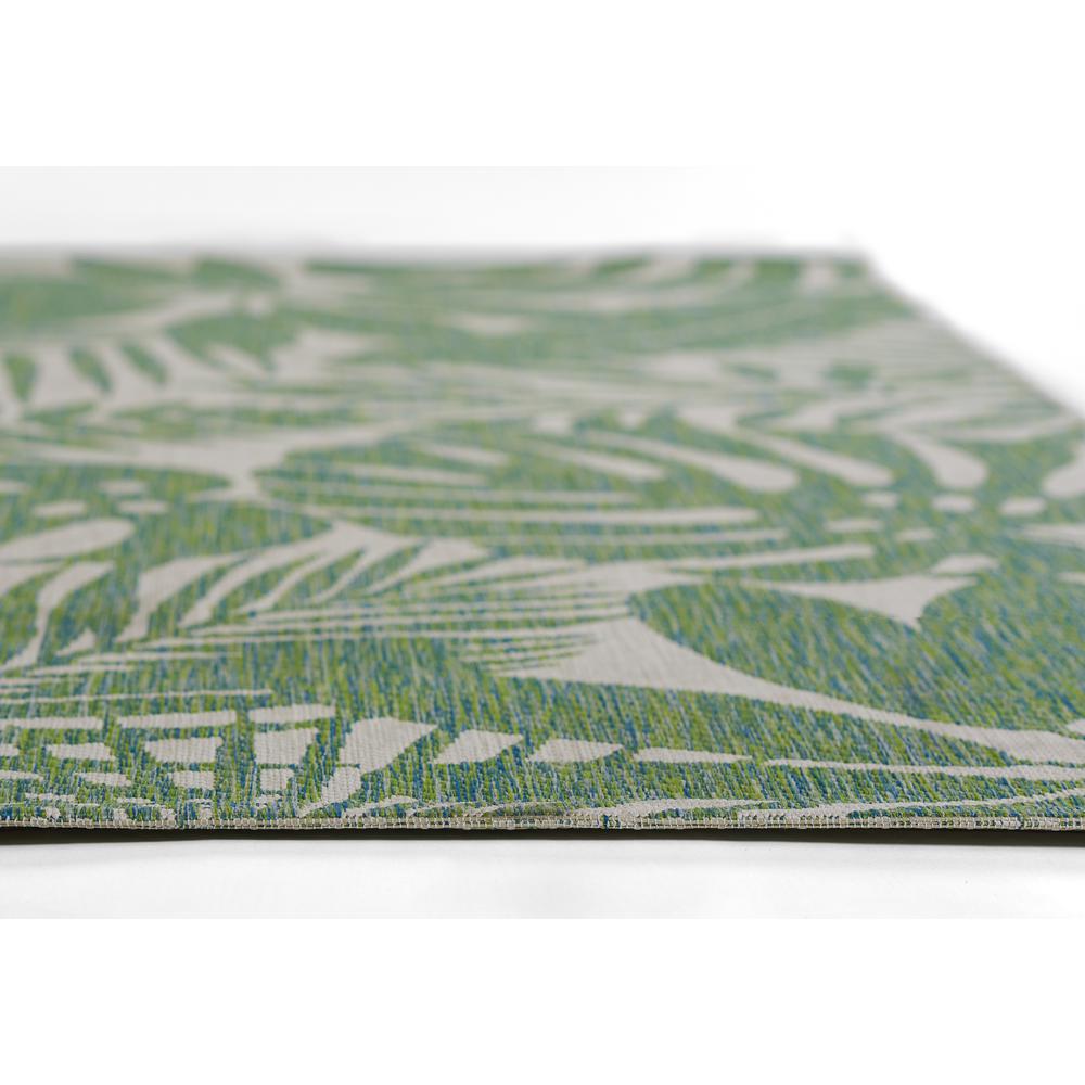 Transitional Rectangle Area Rug, Green, 9'3" X 12'6". Picture 6
