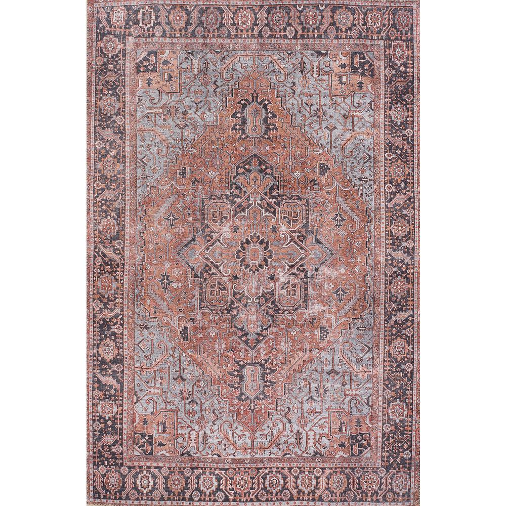 Traditional Rectangle Area Rug, Copper, 8'5" X 12'. Picture 1