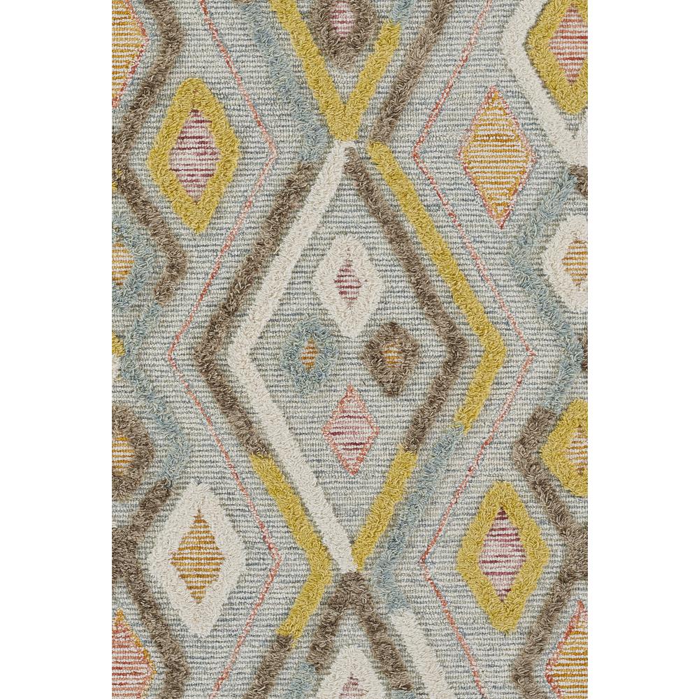 Contemporary Rectangle Area Rug, Multi, 4' X 6'. Picture 6