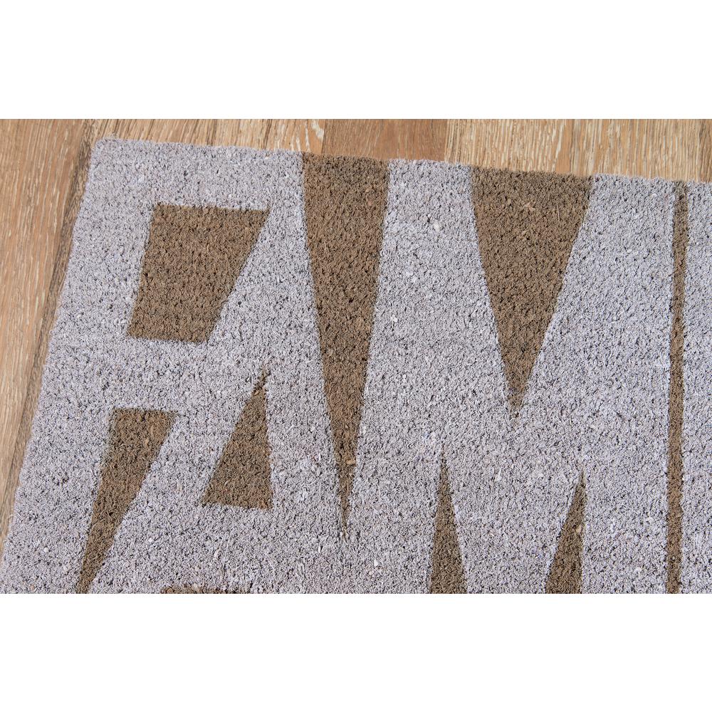 Contemporary Rectangle Area Rug, Grey, 1'6" X 2'6". Picture 2