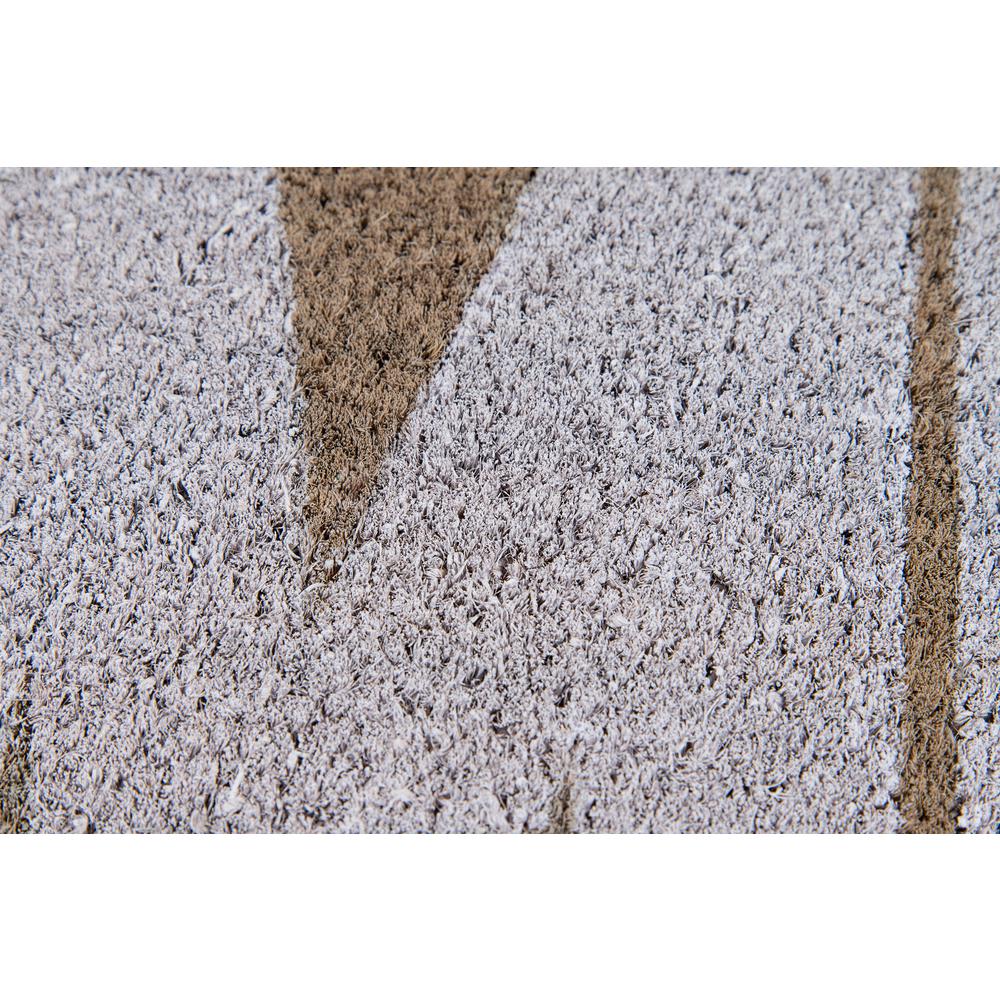 Contemporary Rectangle Area Rug, Grey, 1'6" X 2'6". Picture 3