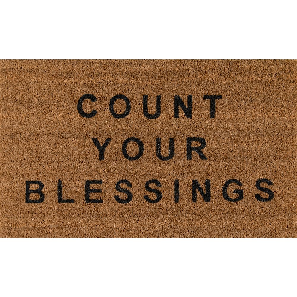 Contemporary Rectangle Area Rug, Natural, 1'6" X 2'6". Picture 1