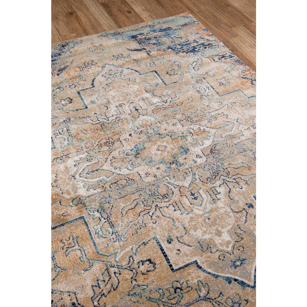 Traditional Rectangle Area Rug, Navy, 2' X 3'. Picture 2