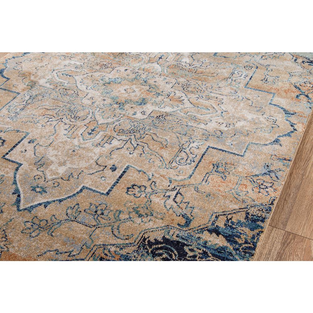 Traditional Rectangle Area Rug, Navy, 2' X 3'. Picture 3