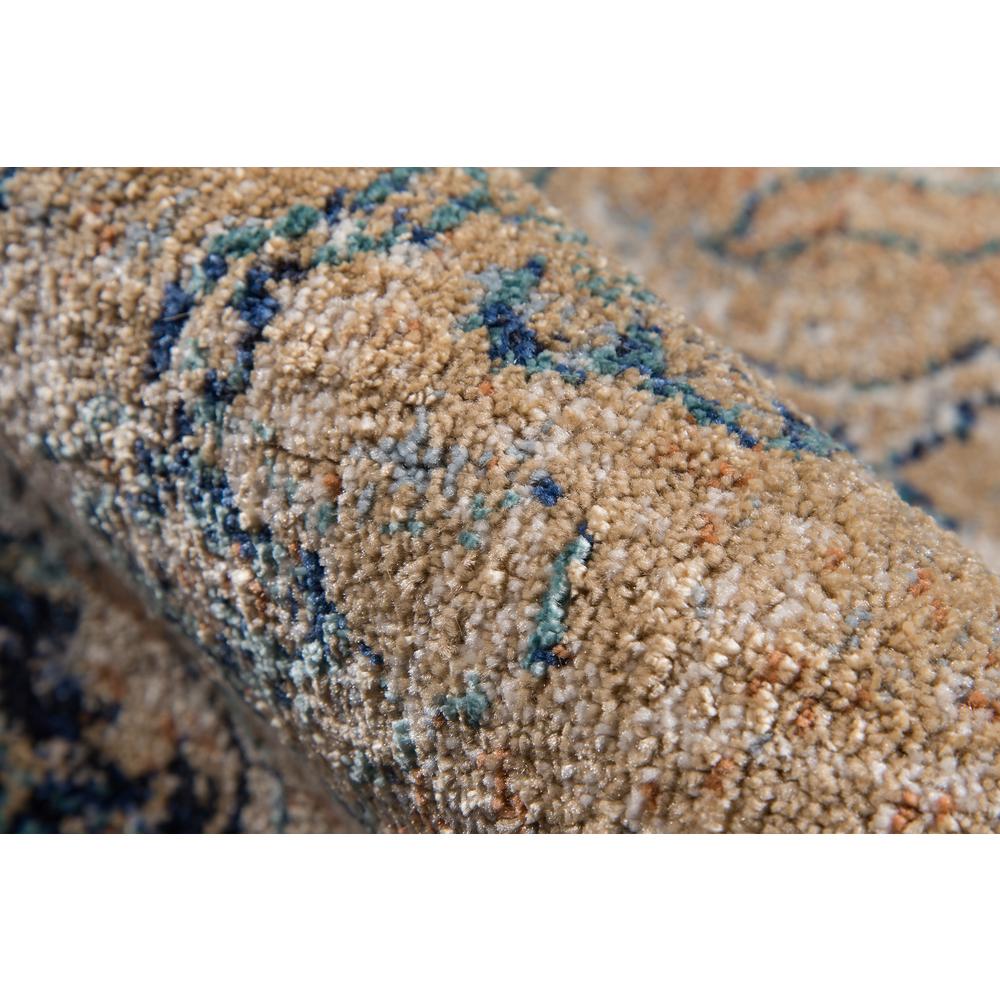 Traditional Rectangle Area Rug, Navy, 2' X 3'. Picture 4