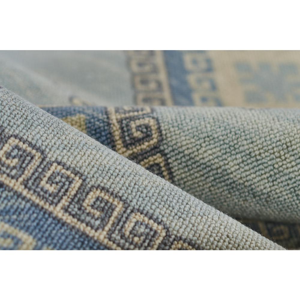 Traditional Rectangle Area Rug, Blue, 2' X 3'. Picture 7