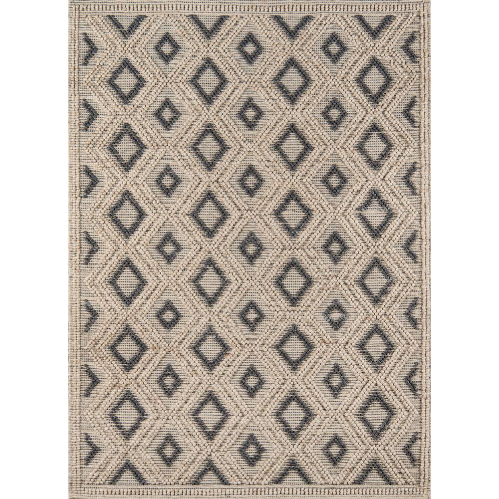 Contemporary Rectangle Area Rug, Beige, 2' X 3'. Picture 1
