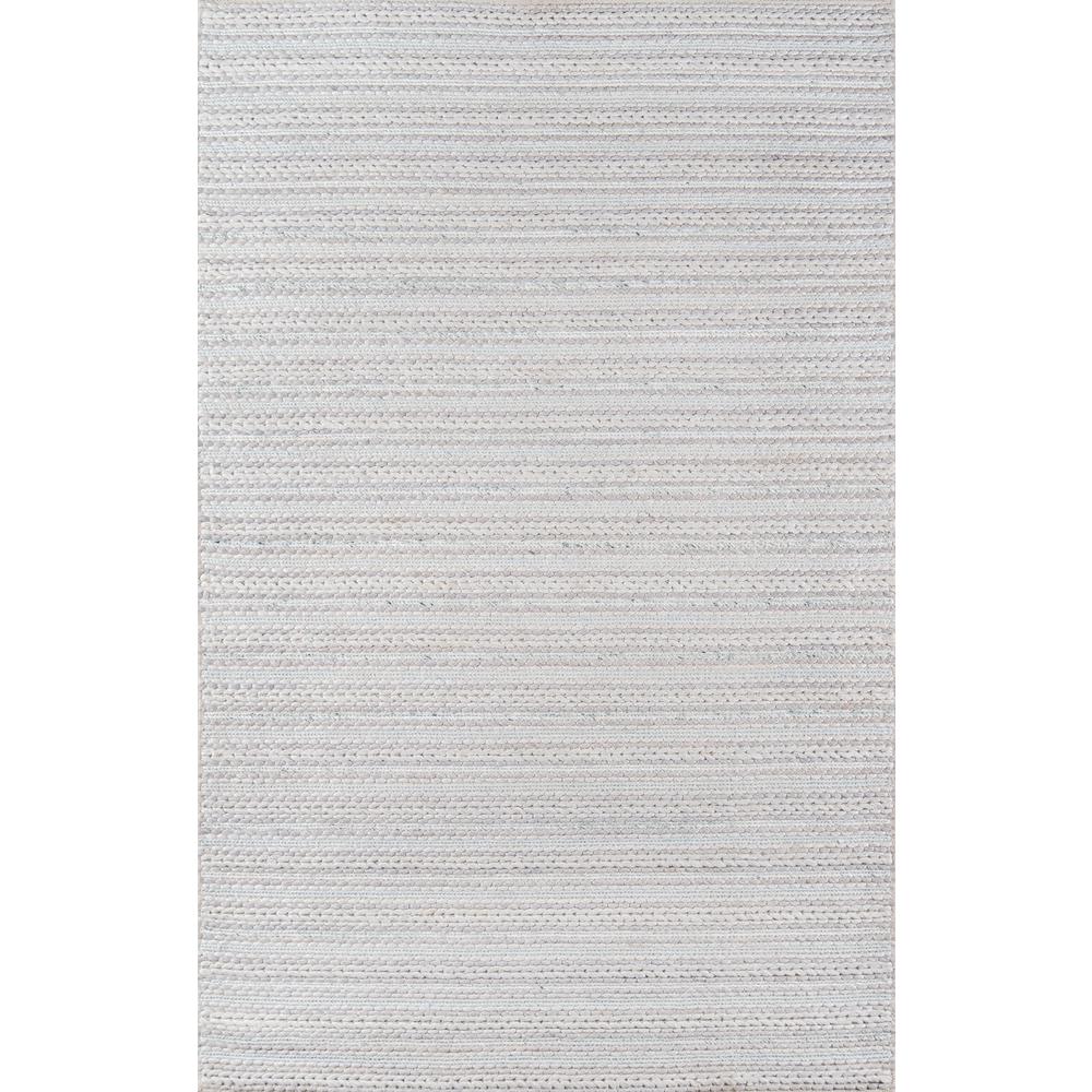 Contemporary Rectangle Area Rug, Light Grey, 2' X 3'. Picture 1