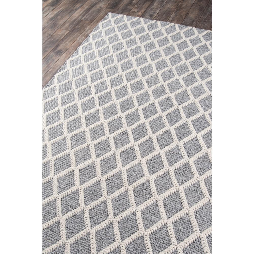 Contemporary Rectangle Area Rug, Grey, 2' X 3'. Picture 2