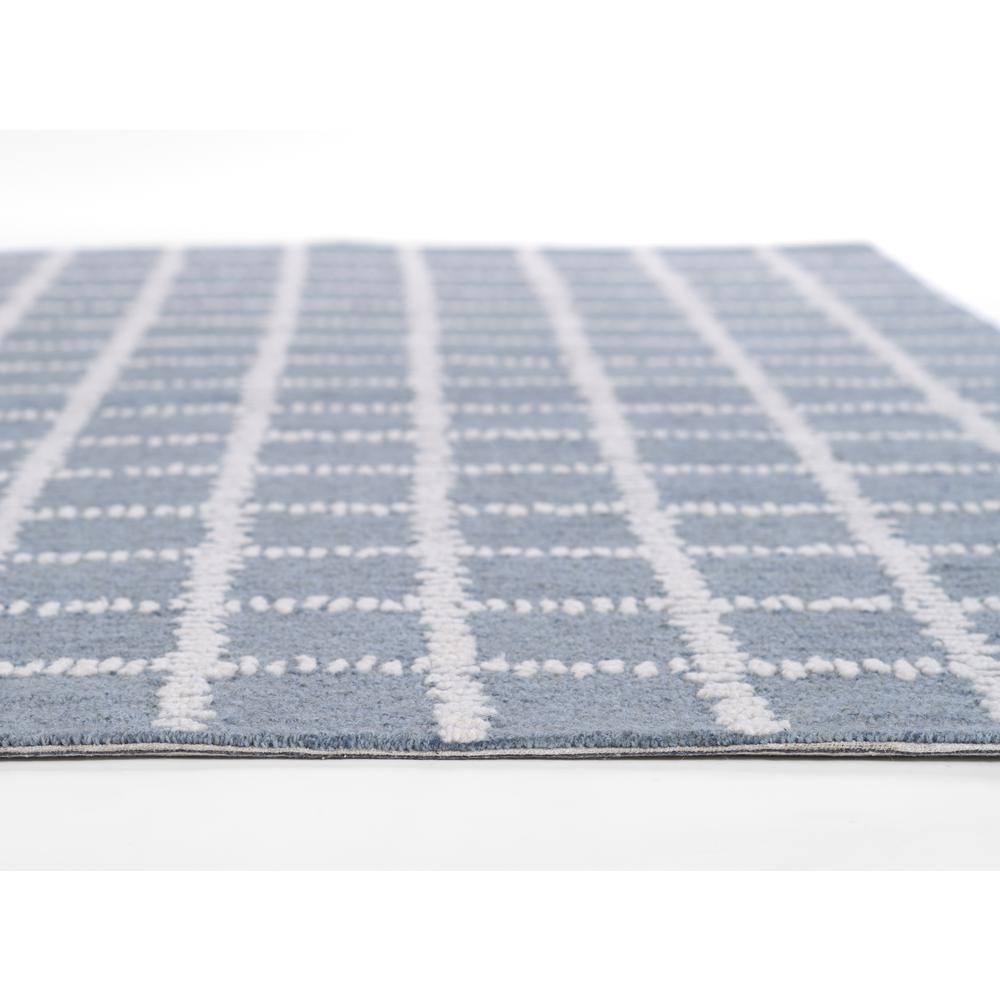 Contemporary Rectangle Area Rug, Blue, 2' X 3'. Picture 6