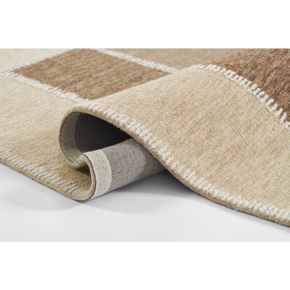 Contemporary Rectangle Area Rug, Beige, 2' X 3'. Picture 8