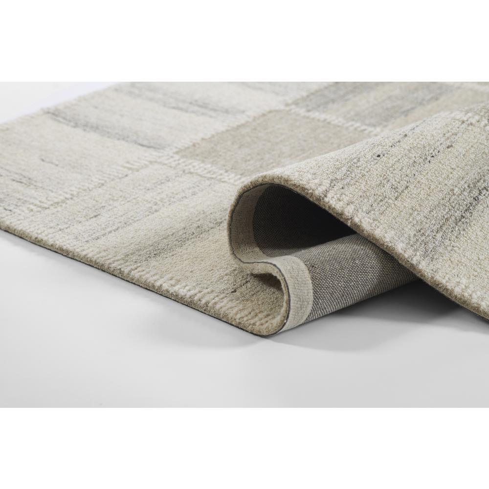 Contemporary Rectangle Area Rug, Grey, 2' X 3'. Picture 9