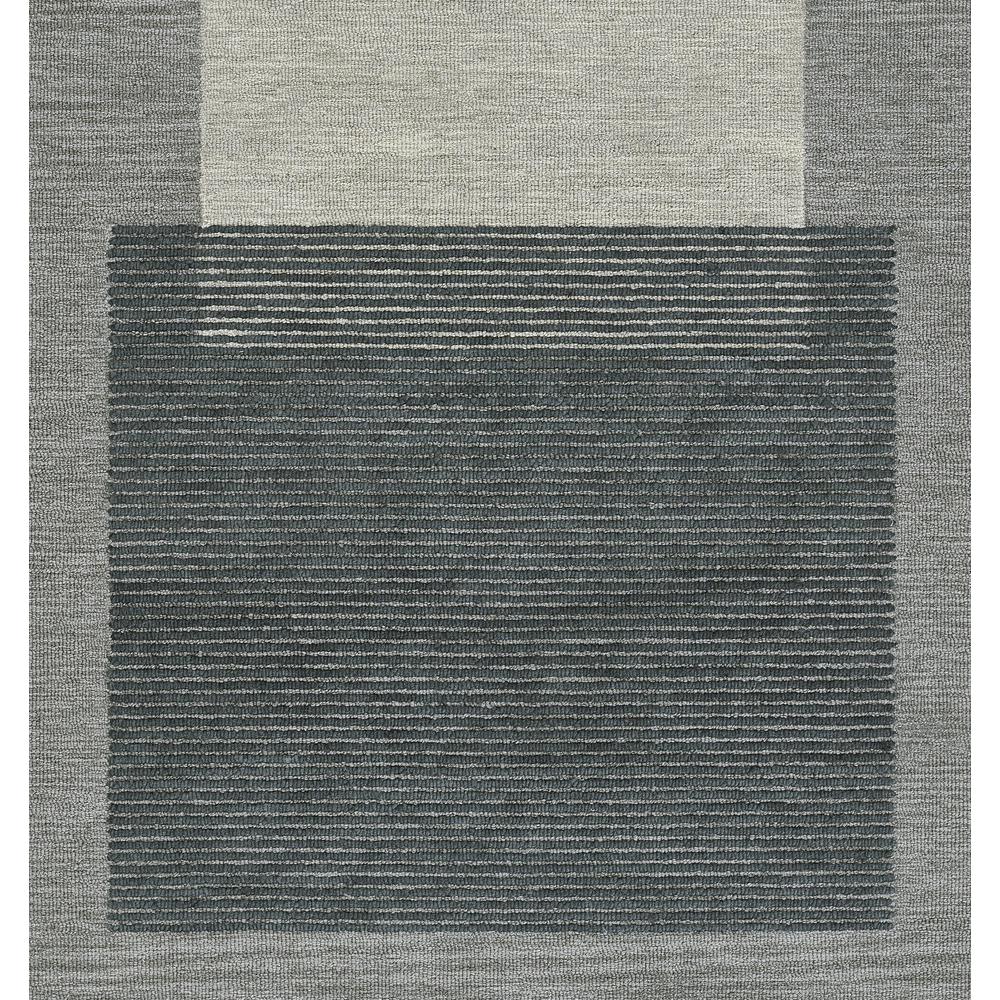 Contemporary Rectangle Area Rug, Blue, 2' X 3'. Picture 7
