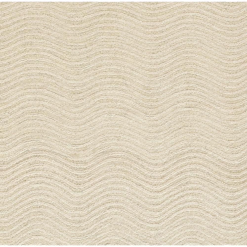 Contemporary Rectangle Area Rug, Ivory, 2' X 3'. Picture 7