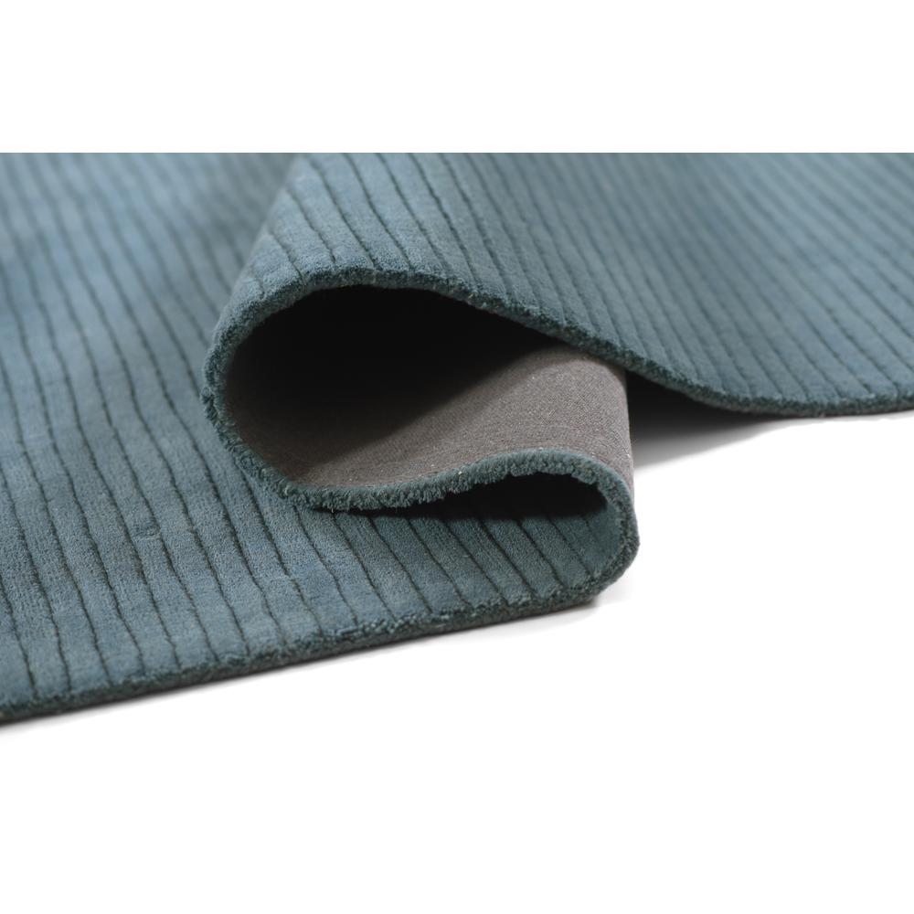 Contemporary Runner Area Rug, Blue, 2'6" X 8' Runner. Picture 9