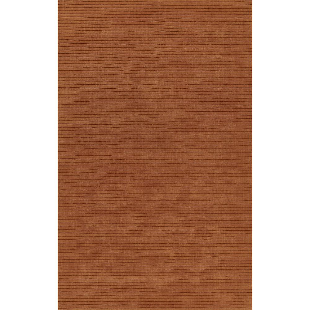 Contemporary Runner Area Rug, Rust, 2'6" X 8' Runner. Picture 1