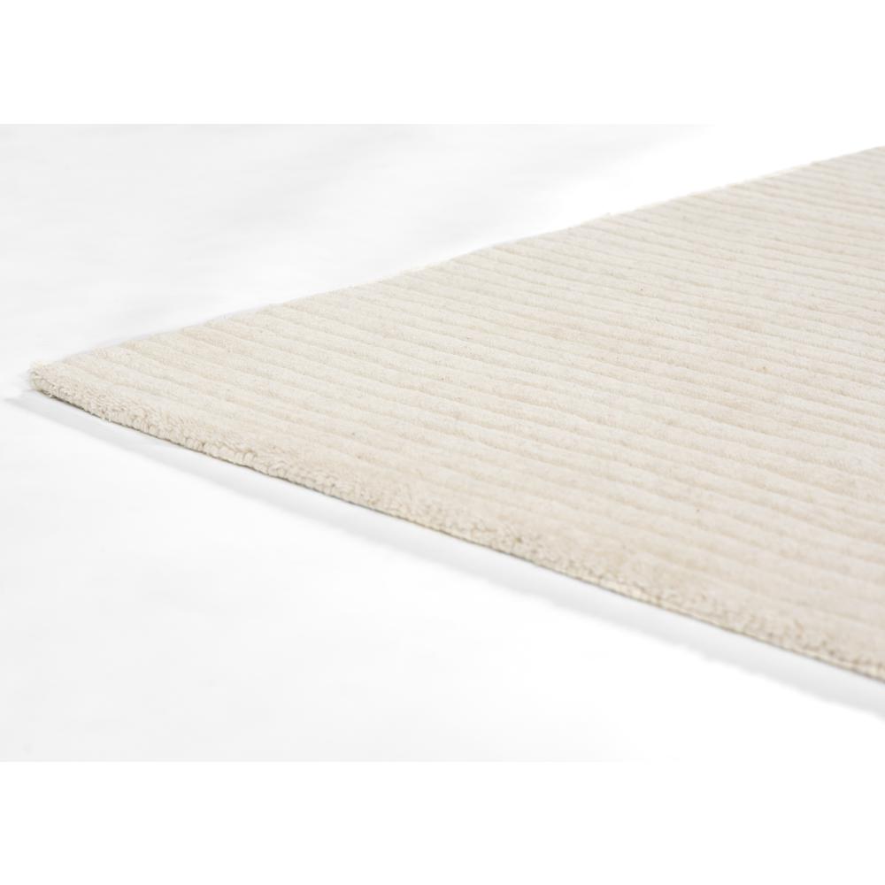 Contemporary Runner Area Rug, White, 2'6" X 8' Runner. Picture 7