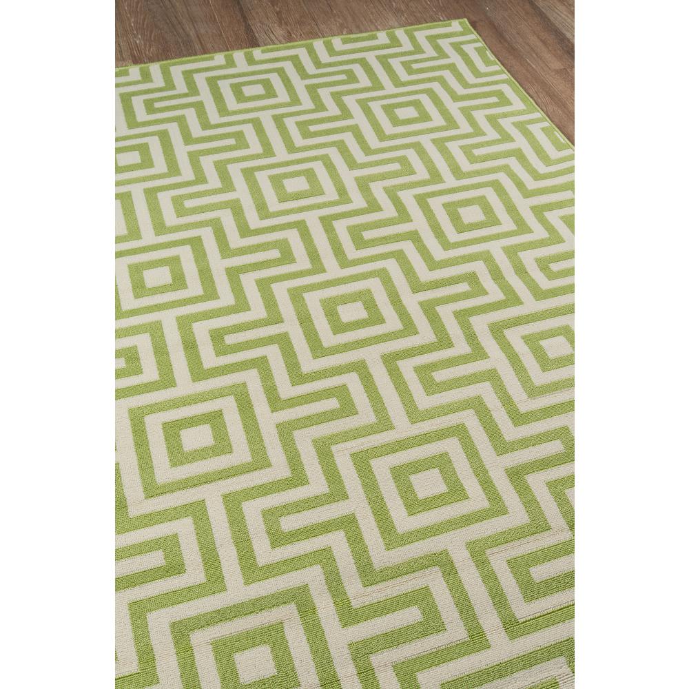 Contemporary Rectangle Area Rug, Green, 1'8" X 3'7". Picture 2
