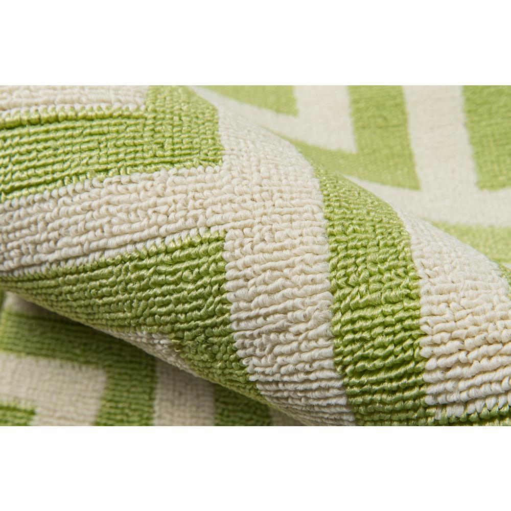 Contemporary Rectangle Area Rug, Green, 1'8" X 3'7". Picture 4