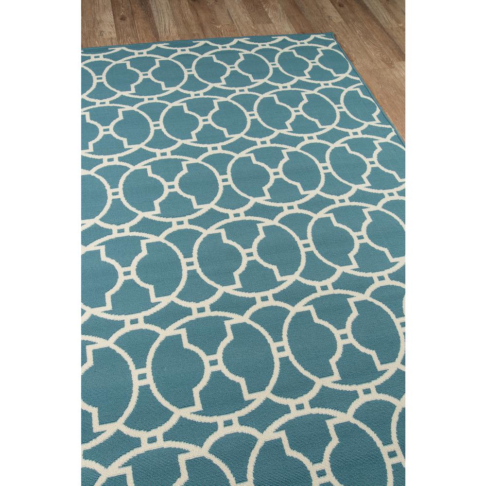 Contemporary Rectangle Area Rug, Blue, 1'8" X 3'7". Picture 2