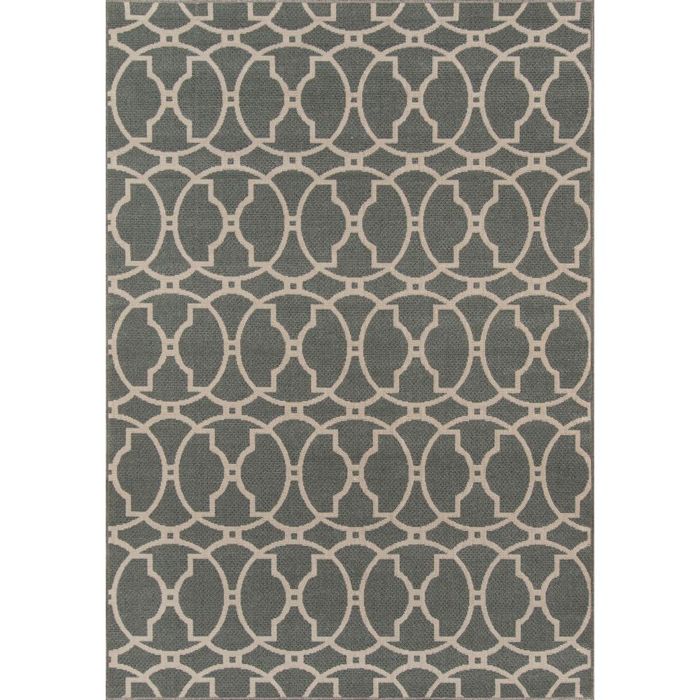 Contemporary Rectangle Area Rug, Grey, 1'8" X 3'7". Picture 1