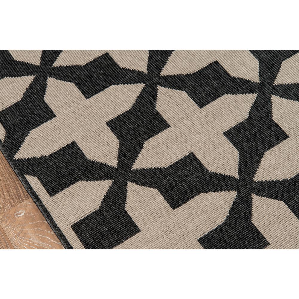 Contemporary Rectangle Area Rug, Charcoal, 1'8" X 3'7". Picture 3