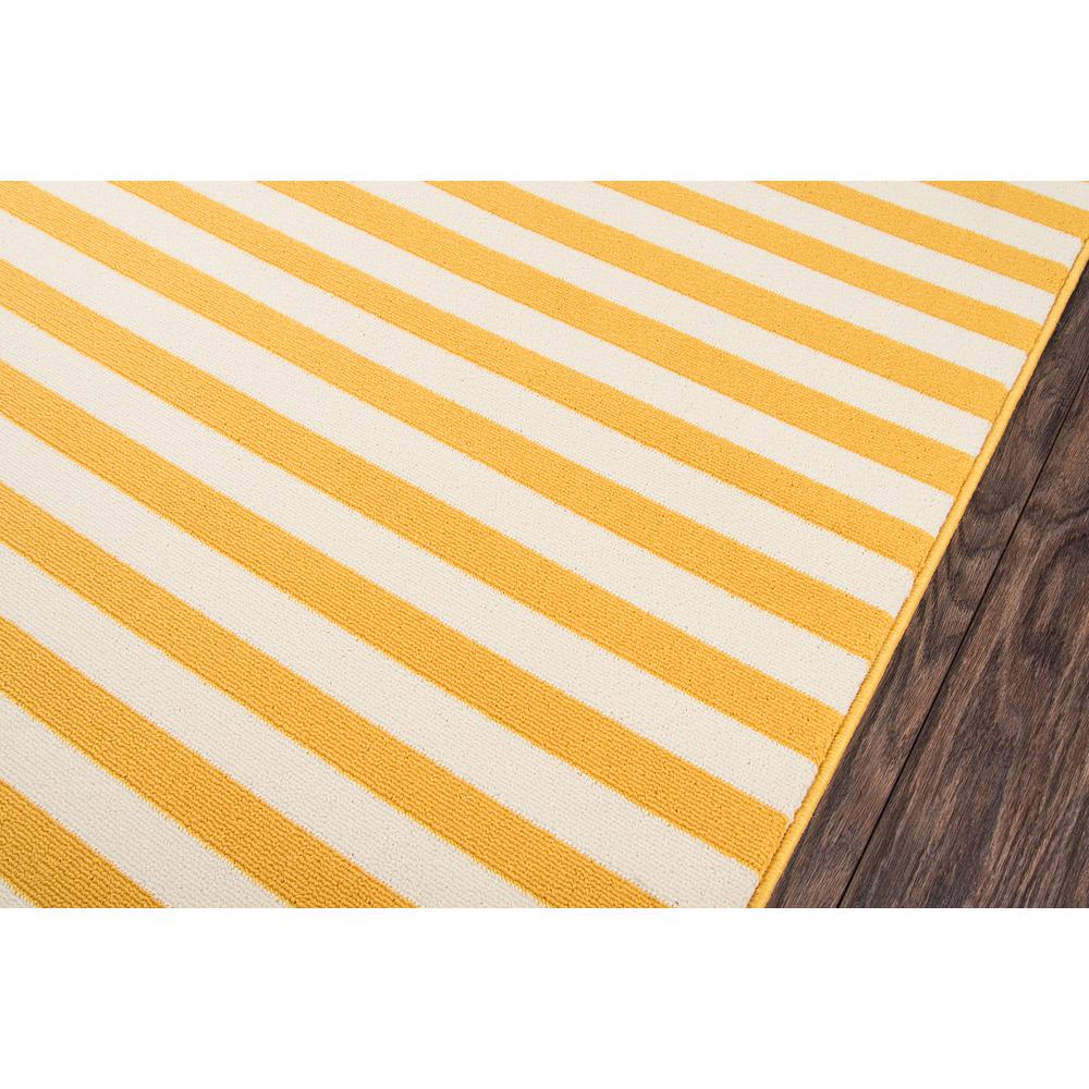 Contemporary Rectangle Area Rug, Yellow, 1'8" X 3'7". Picture 3