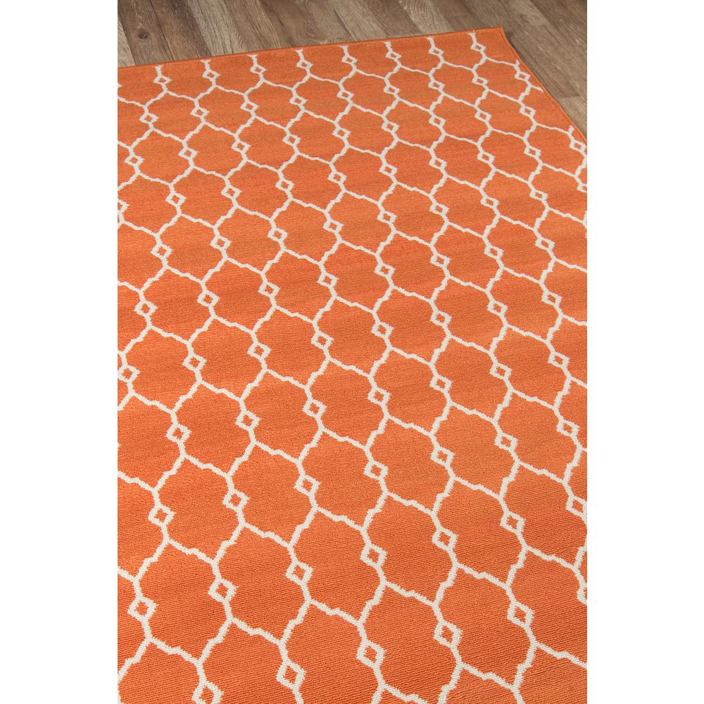 Contemporary Rectangle Area Rug, Orange, 1'8" X 3'7". Picture 2