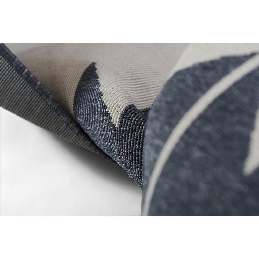 Contemporary Rectangle Area Rug, Denim, 1'8" X 3'7". Picture 8