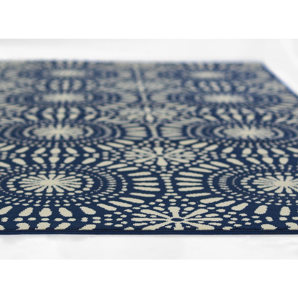 Transitional Rectangle Area Rug, Navy, 1'8" X 3'7". Picture 6