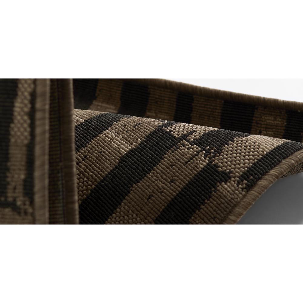 Contemporary Rectangle Area Rug, Brown, 1'8" X 3'7". Picture 7
