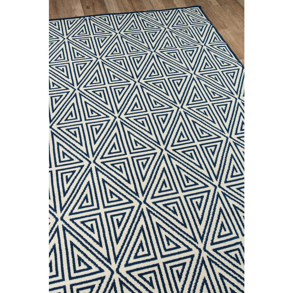 Contemporary Rectangle Area Rug, Navy, 1'8" X 3'7". Picture 2