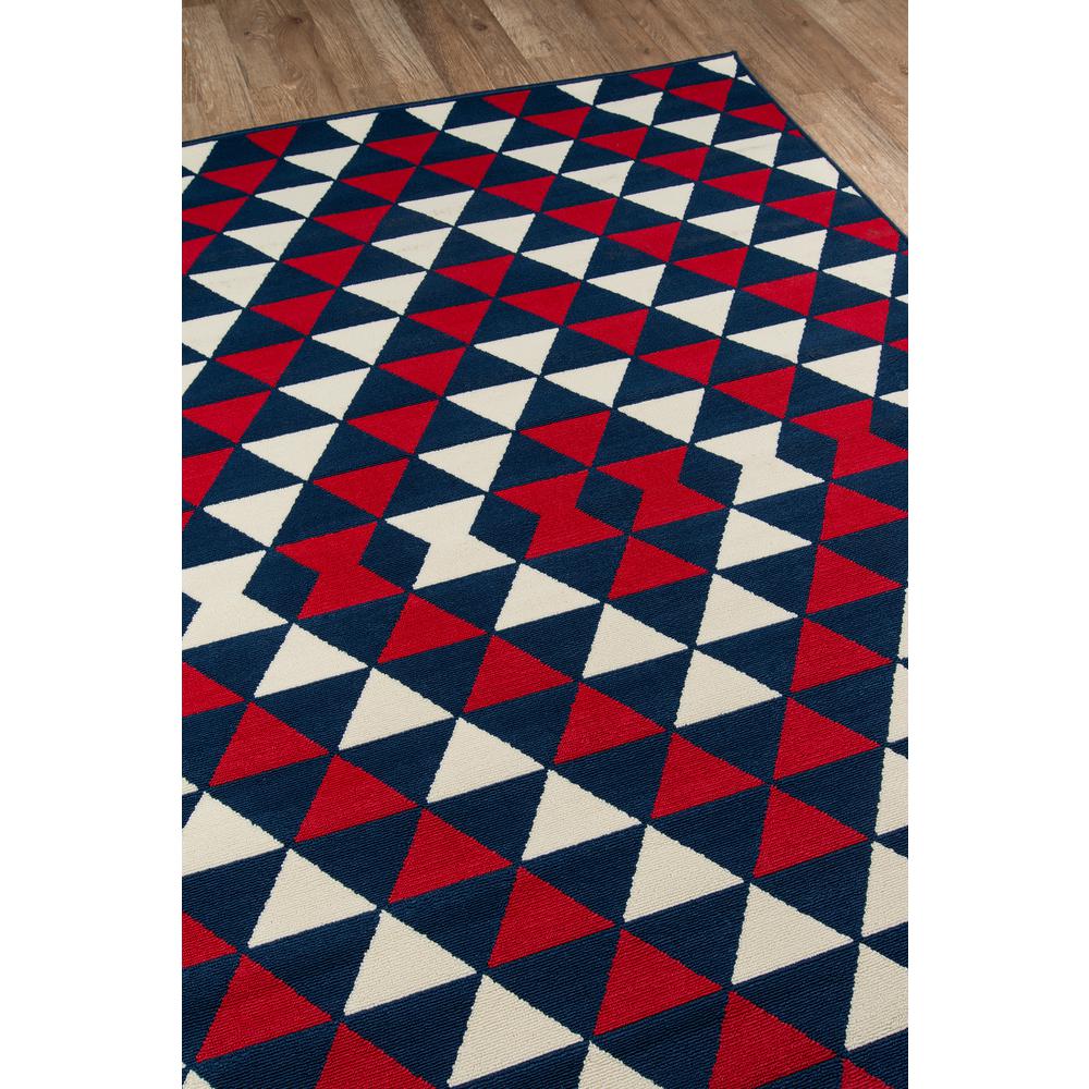 Contemporary Rectangle Area Rug, Red, 1'8" X 3'7". Picture 2