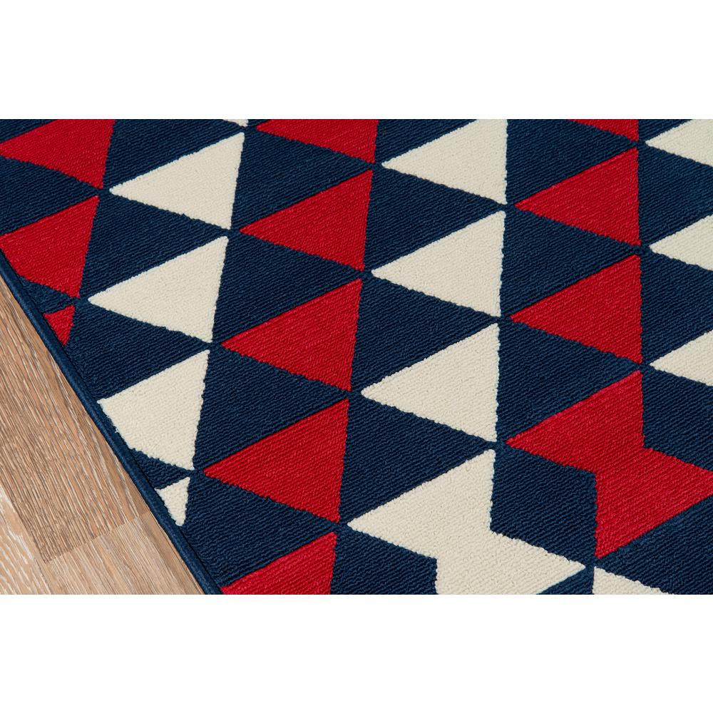 Contemporary Rectangle Area Rug, Red, 1'8" X 3'7". Picture 3