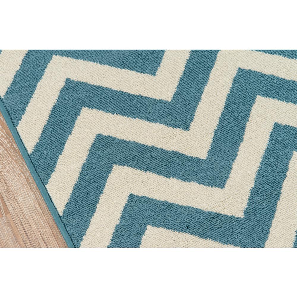 Contemporary Rectangle Area Rug, Blue, 1'8" X 3'7". Picture 3