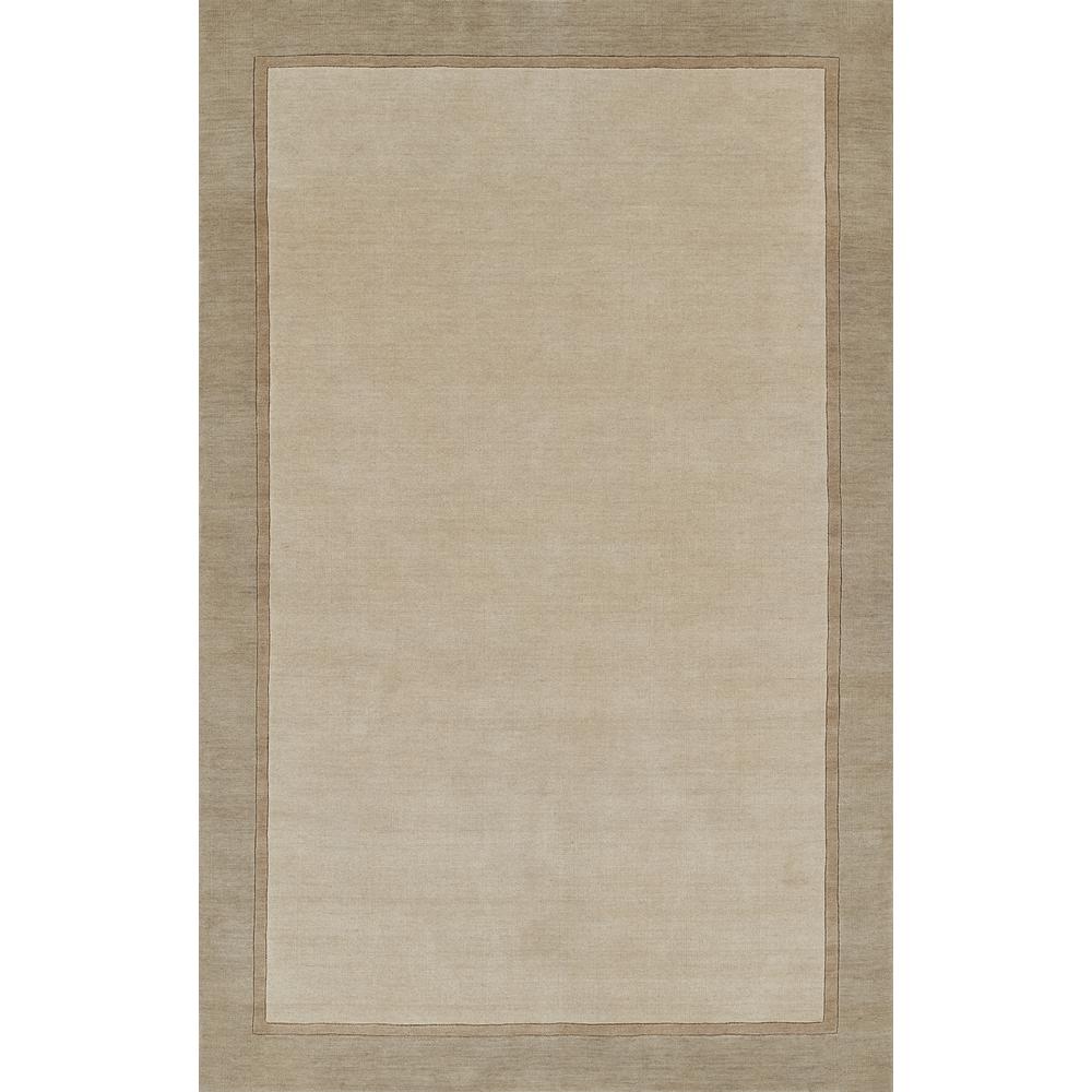 Contemporary Rectangle Area Rug, Taupe, 2' X 3'. Picture 1