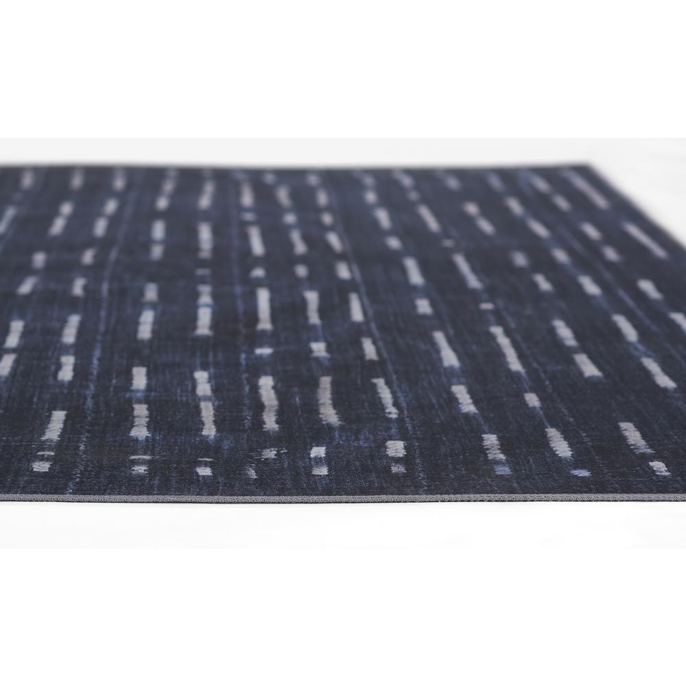 Contemporary Rectangle Area Rug, Denim, 9' X 12'. Picture 3