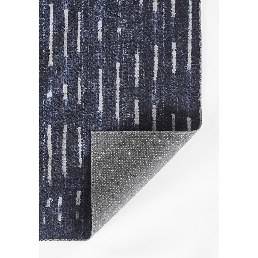 Contemporary Rectangle Area Rug, Denim, 9' X 12'. Picture 6