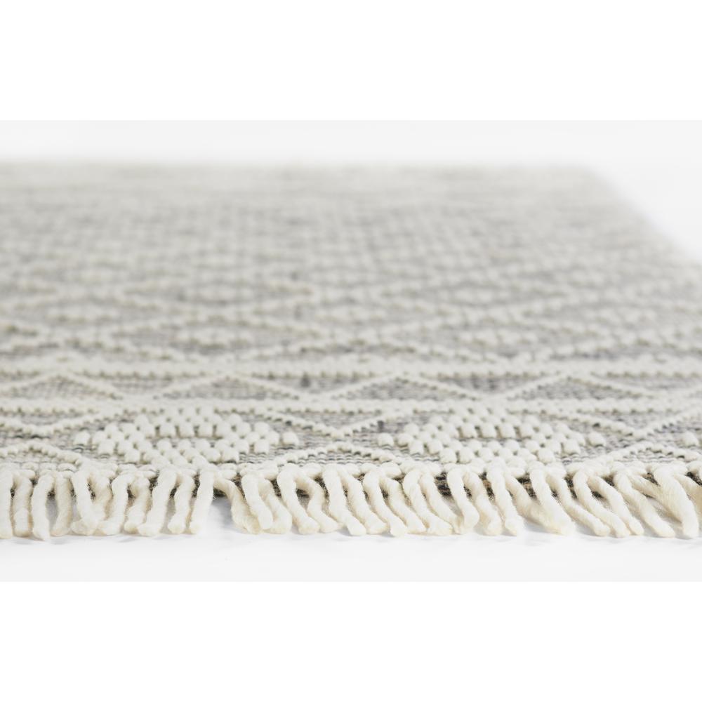 Contemporary Rectangle Area Rug, Charcoal, 9' X 12'. Picture 3