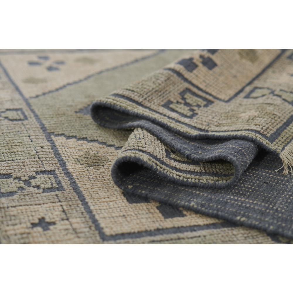 Traditional Rectangle Area Rug, Blue, 9' X 12'. Picture 9