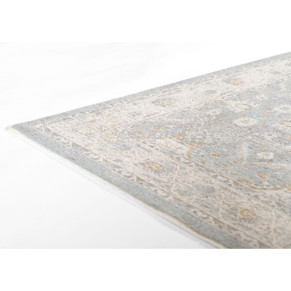 Traditional Rectangle Area Rug, Blue, 5'3" X 7'9". Picture 3