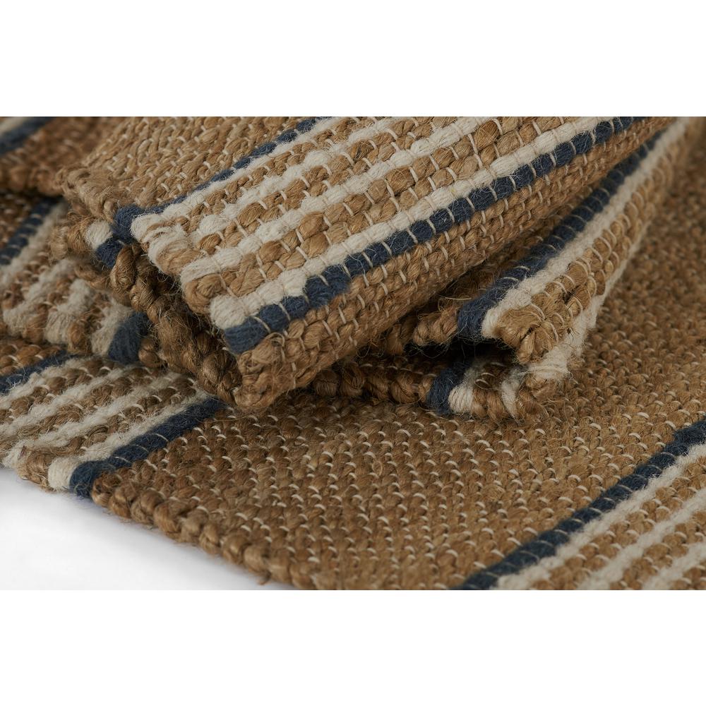 Contemporary Rectangle Area Rug, Blue, 2' X 3'. Picture 9
