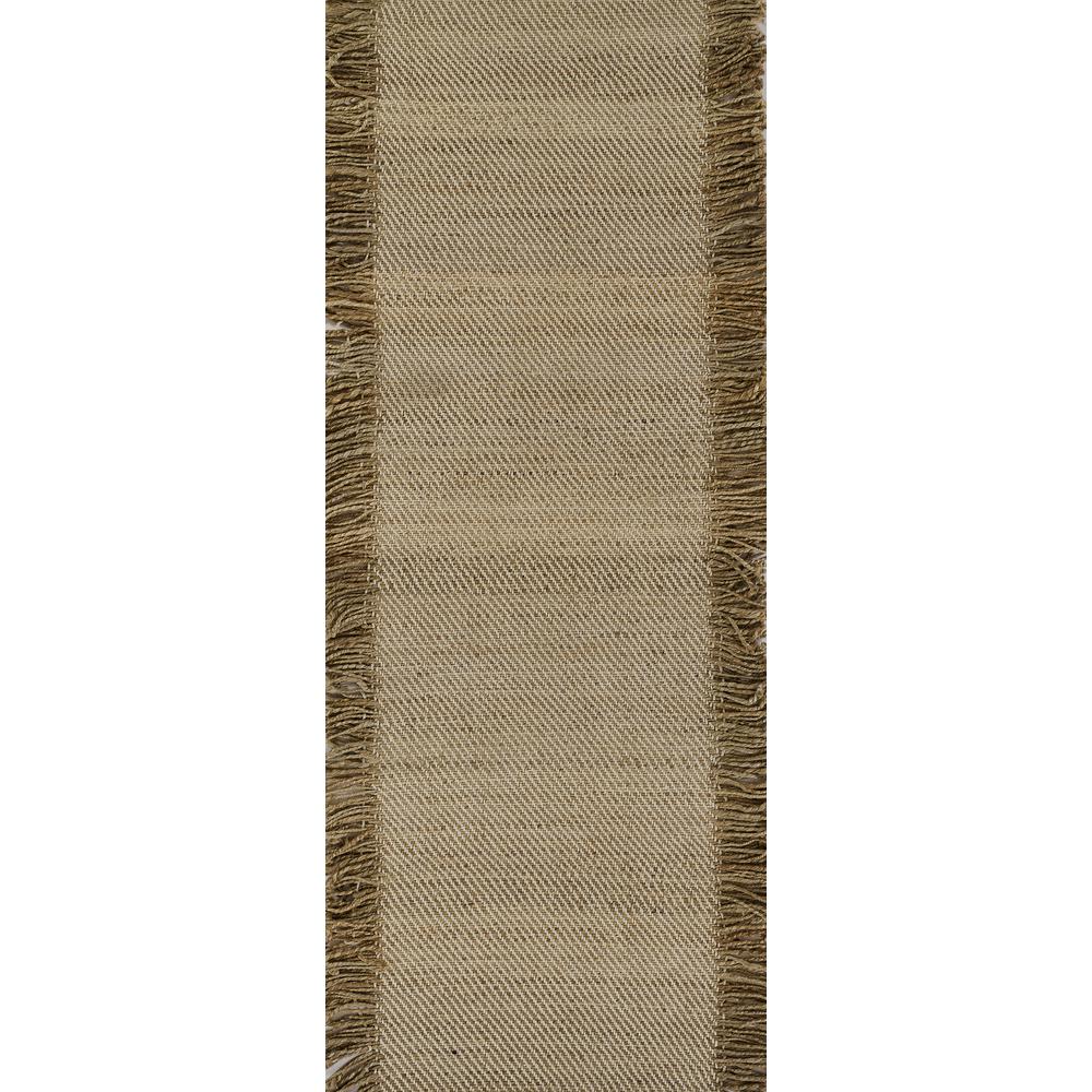 Contemporary Runner Area Rug, Natural, 2'3" X 8' Runner. Picture 5