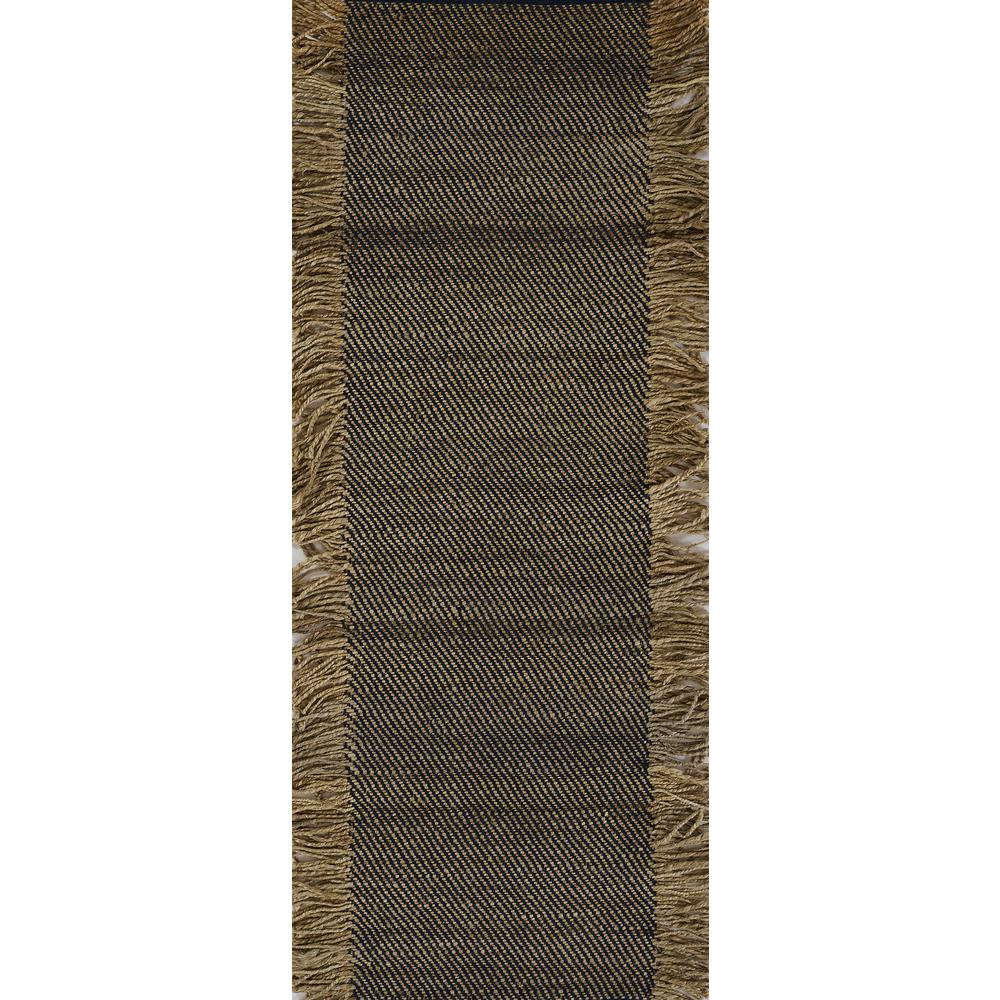 Contemporary Runner Area Rug, Blue, 2'3" X 8' Runner. Picture 5