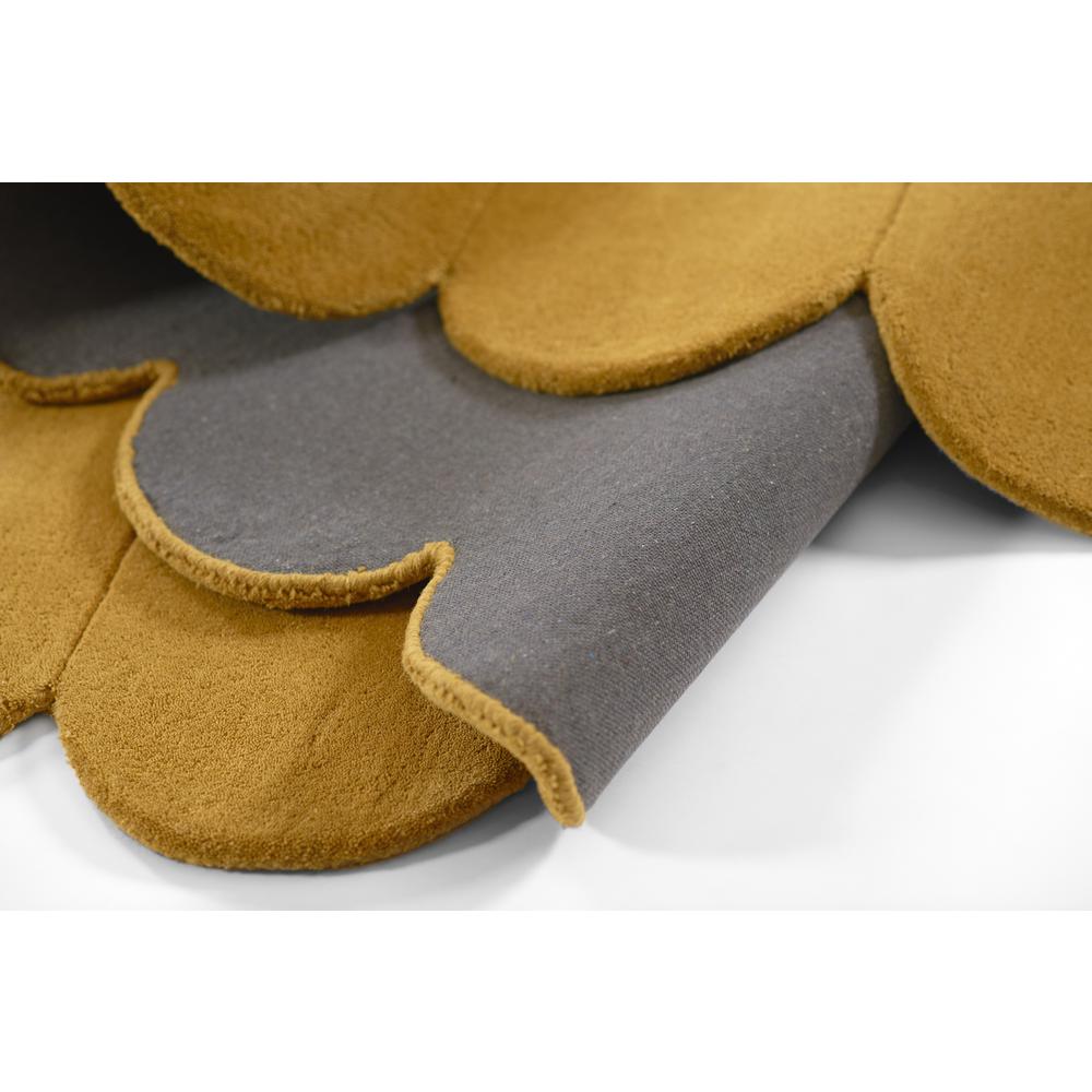 Contemporary Runner Area Rug, Tumeric, 2'6" X 8' Runner. Picture 10